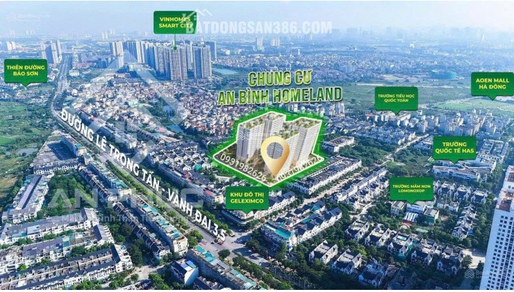 An Bình Home land Hà Đông, Booking sớm chọn căn chọn tầng LH: 093.198.2626