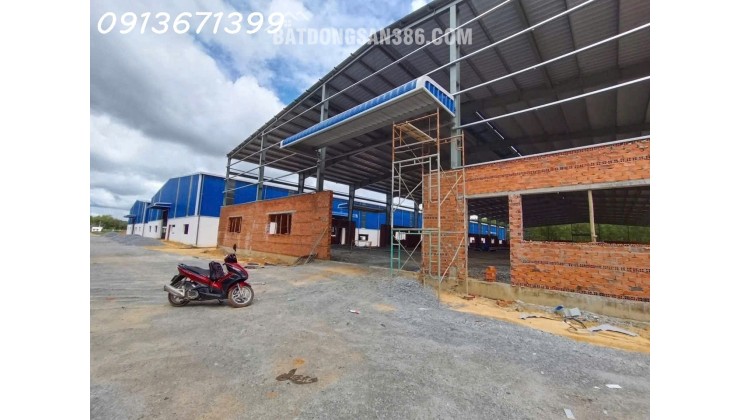 Cho thuê kho tiêu chuẩn logistics Bình Dương – dock cont 24/24, giá 3.4 USD/m²