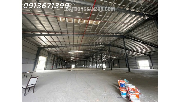  Xưởng Chuẩn Công Nghiệp 5.000m² Tân Uyên Bình Dương – Nền Epoxy, Nóc Cao 12m, Giá Tốt