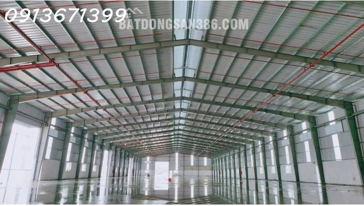  Xưởng Chuẩn Công Nghiệp 5.000m² Tân Uyên Bình Dương – Nền Epoxy, Nóc Cao 12m, Giá Tốt