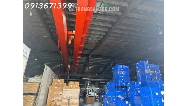 Cho thuê nhà xưởng sản xuất tại Tân Uyên – diện tích 9.500m², giá 3 USD/m²