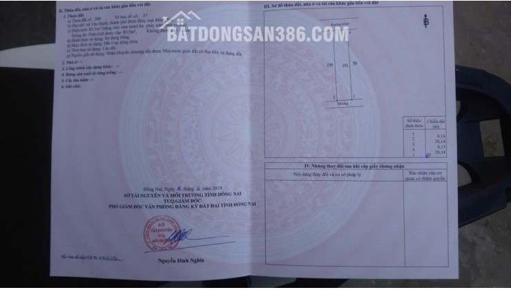 NHÀ VỊ TRÍ ĐẸP – GIÁ TỐT  – CHÍNH CHỦ BÁN NHÀ TẠI Đường Phạm Văn Diêu, Tân Hạnh, Biên Hòa, Đồng Nai