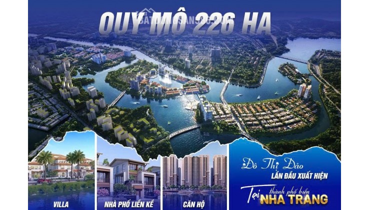 Đô thị quần đảo đầu tiên tại Nha Trang – nơi ven sông, kề biển và sở hữu lâu dài hiếm có