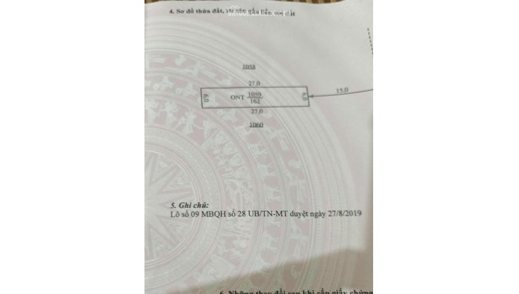 HOT HOT -  CHÍNH CHỦ CẦN BÁN LÔ ĐẤT  TẠI Xã Quảng Long, Huyện Quảng Xương, Tỉnh Thanh Hóa