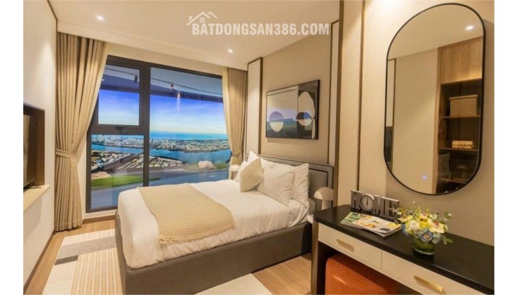 Căn hoa hậu Dulkey cuối tại Masteri Rivera Danang, 3PN 3WC, tầng 15 view sông Ck 15%, HT 70% lãi 0%