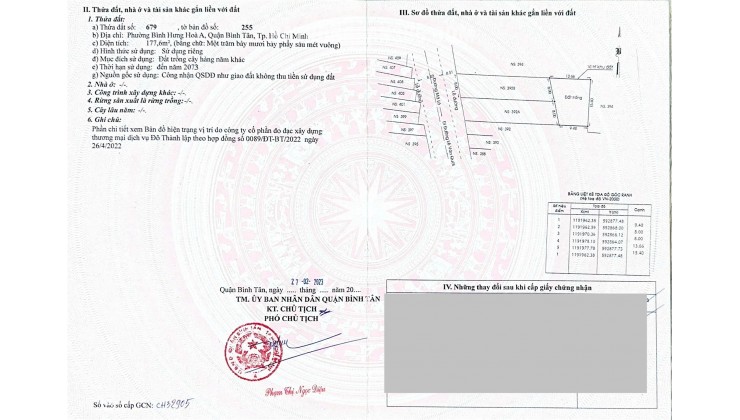 Bán nhà Mặt tiền kinh doanh 392A- 392B Mã Lò bề ngang lớn 16mx36m