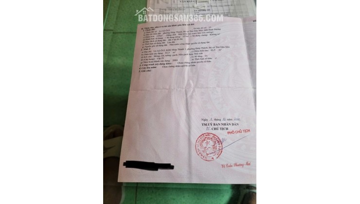 NHÀ ĐẸP – GIÁ TỐT –CHÍNH CHỦ CẦN BÁN NHÀ TẠI Phường Hiệp Thành, TP. Thủ Dầu Một ., Bình Dương