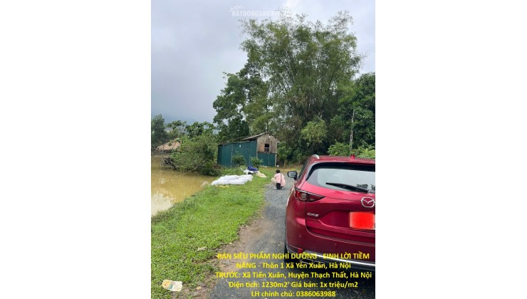 Chính Chủ Cần BÁN SIÊU PHẨM NGHỈ DƯỠNG - SINH LỜI TIỀM NĂNG - Thôn 1 Xã Yên Xuân, Hà Nội