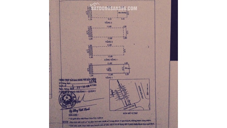 NHÀ ĐẸP – GIÁ TỐT –CHÍNH CHỦ CẦN BÁN NHÀ TẠI 440/7, Đường Phan Văn Trị, P.7, Quận 5, TP.HCM