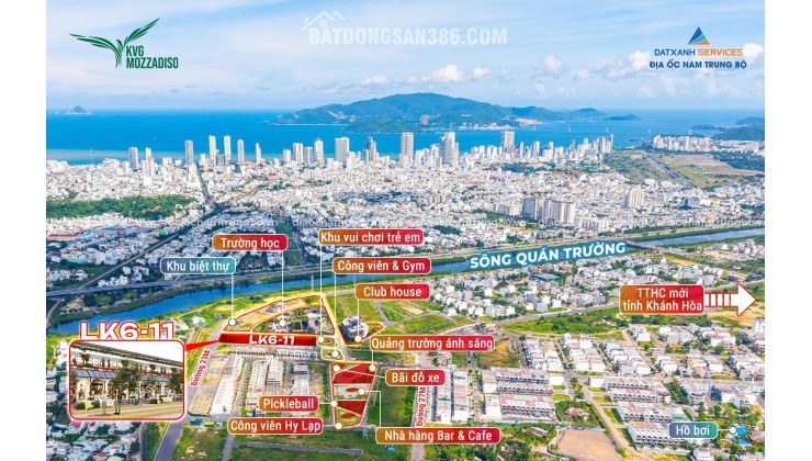 KVG MOZZADISO - KHU ĐÔ THỊ AN CƯ NGHỈ DƯỠNG ĐÁNG SỐNG BẬC NHẤT NHA TRANG