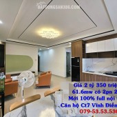 Căn hộ CT7 vinh điềm trung Nha Trang. có riêng sở hưu lâu dài. 2pn 2 wc. giá chỉ 2 ty 350 chính chủ O79-535353O