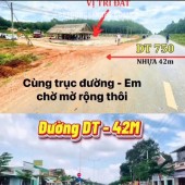 HOT HOT! ĐẤT ĐẸP NGAY MẶT TIỀN DT750 – LONG HÒA, DẦU TIẾNG