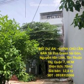 ĐẤT DỰ ÁN - CHÍNH CHỦ CẦN BÁN TẠI Eco Green Sài Gòn, Nguyễn Văn Linh, Tân Thuận Tây, Quận 7, HCM