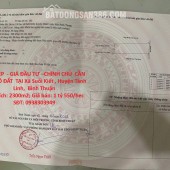 ĐẤT ĐẸP  - GIÁ ĐẦU TƯ –CHÍNH CHỦ  CẦN BÁN  LÔ ĐẤT  TẠI Xã Suối Kiết , Huyện Tánh Linh,  Bình Thuận