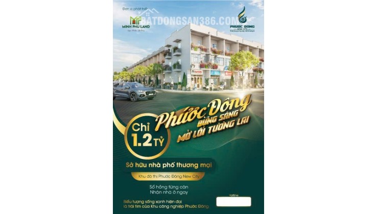 CƠ HỘI ĐẦU TƯ SINH LỜI GIỮA LÒNG KHU CÔNG NGHIỆP, DỰ ÁN PHƯỚC ĐÔNG NEW CITY