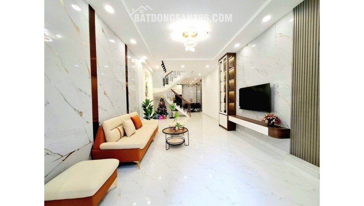 Bán nhà Tô Hiệu, Hẻm 6m ô tô đỗ cửa, Hẻm thông, (4x13.3) 3 tầng mới, Chỉ 8tỷ nhỉnh xíu