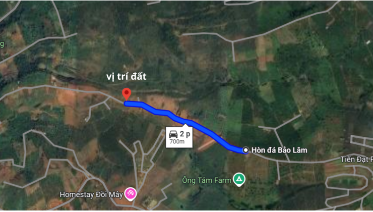 LÔ ĐẤT 540M² (200M² THỔ CƯ) – MẶT TIỀN ĐƯỜNG CHÍNH HỒ NGỌC, BẢO LỘC