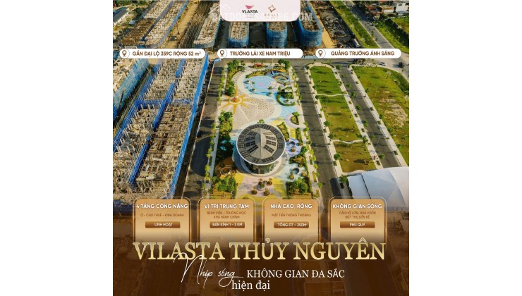 Quỹ căn độc quyền duy nhất tai phân khu Phú Quý dự án Vlasta Thủy Nguyên của chủ đầu tư Văn Phú Invest