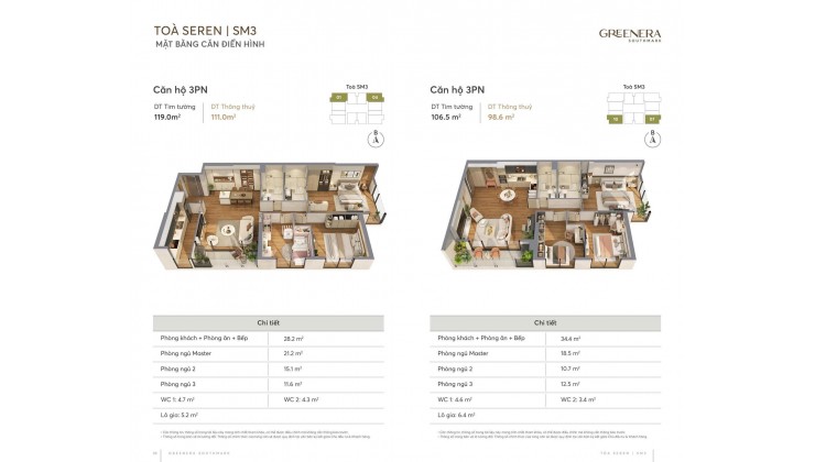 Nhỉnh 6 tỷ sở hữu căn 2PN, 78m2 full nội thất cao cấp, tầng đẹp, HTLS 36T, chiết khấu cao