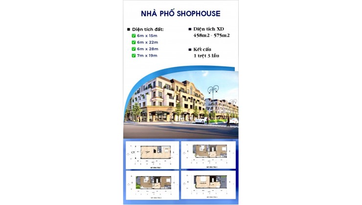 Vũ 0823900266 Giữ chỗ Shophouse Nhà Phố Agora City 6x18, khu mới TT Hành Chính hiện hữu: 2.6 Tỷ (V)