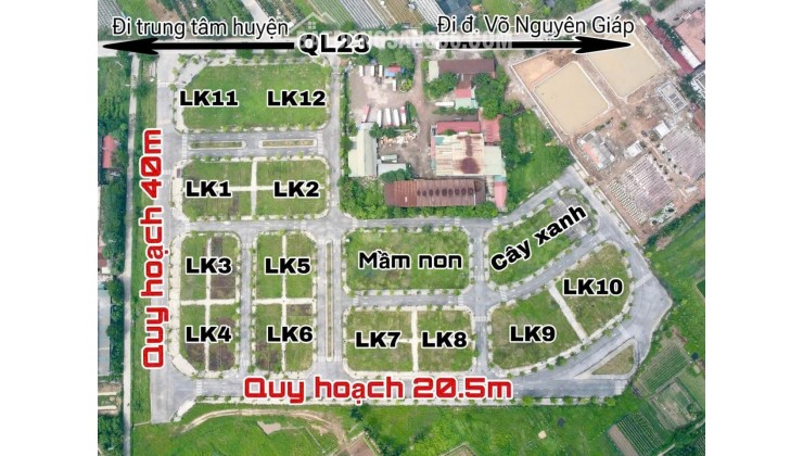 2 lô Tái Định Cư Bộ Công An - Tiên Dương