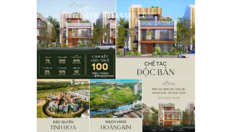 KHU ĐÔ THỊ TRIỆU ĐÔ TRÊN THẾ GIỚI LUÔN CHỌN “CẬN SÔNG – CẬN BIỂN Regal The Palace