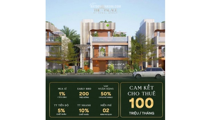 Sở hữu dinh thự The Palace Đà Nẵng chỉ từ 65tr/m2. Chỉ 22 căn Độc Bản
