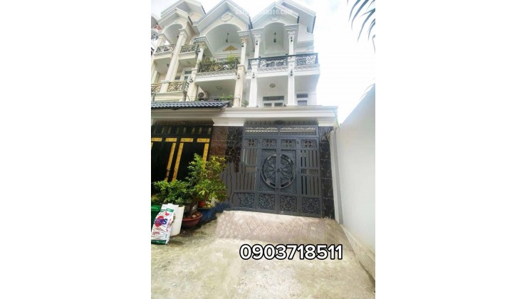 NHÀ 4 TẦNG BTCT MÁI THÁI 75M², GẦN CHỢ THIẾC. HẺM XE HƠI LÊ VĂN KHƯƠNG Q.12.