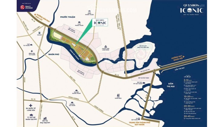 Bán  đất dự án đẹp ở mặt tiền QL19 Quy Nhơn Giá chỉ từ 2,2 tỷ/lô diện tích 80m2, Hỗ trợ trả góp không lãi suất