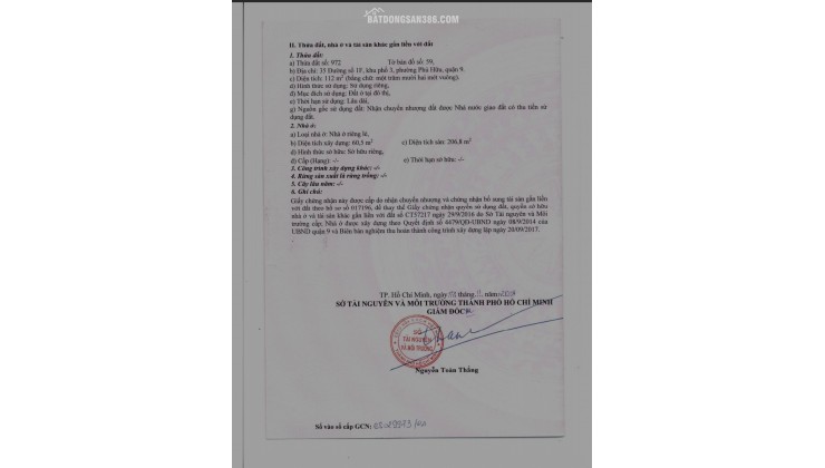 Chính chủ càn bán gấp căn nhà Khang Điền MELOSA , Tp Thủ Đức , TPHCM