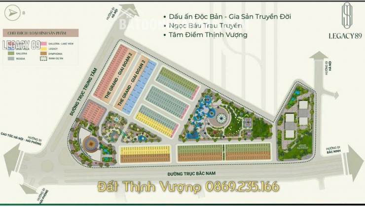 Nhận booking LEGACY 89 ( CĐT Hưng Hải ) địa chỉ Đắc Địa Nhất Phường Mỹ Hào, Hưng Yên