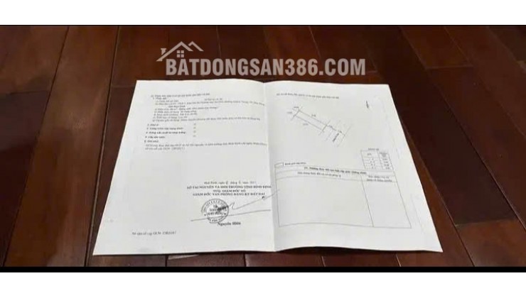 Bán đất mặt tiền đường Thanh Niên, TP Quy Nhơn 90m2, ngang 5 giá rẻ