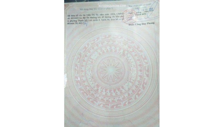 Đất MTNB3,5 và 12m 8x25 giá 5,999 tỷ