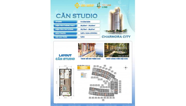 *THE CHARM NHA TRANG – BIỂU TƯỢNG SỐNG HOÀN MỸ GIỮA ĐẢO UPTOWN*