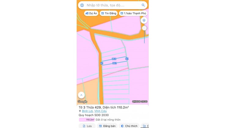 ĐẤT ĐẸP - ĐẦU TƯ SINH LỜI - Chính Chủ Cần Bán Lô Đất Bình Lợi, Vĩnh Cửu, Đồng Nai
