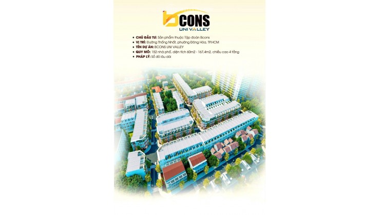 NHÀ PHỐ BCONS SUẤT NỘI BỘ CHIẾT KHẤU 600 TRIỆU, TT 20% NHẬN  NHÀ, NHẬN SỔ.