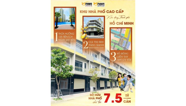Nhà phố BCONS UNI VALLEY – Nơi an cư, chốn đầu tư lý tưởng