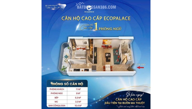 CƠ HỘI chỉ có 1 lần tại Buôn Ma Thuột
Hãy là chủ nhân sở hữu 1 trong 587 căn hộ cao cấp đầu tiên và là biểu tượng cao nhất của Buôn Ma Thuột?