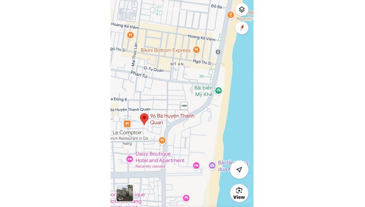 ĐẤT ĐẸP - GIÁ TỐT - Bán Lô Đất Tiềm Năng Tại Kiệt 96 Bà Huyện Thanh Quan, Ngũ Hành Sơn, Đà Nẵng.