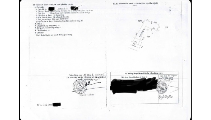 CHÍNH CHỦ CẦN BÁN LÔ ĐẤT ĐẸP – GIÁ ĐẦU TƯ Tại Xã An Tịnh, Huyện Trảng Bàng, Tây Ninh