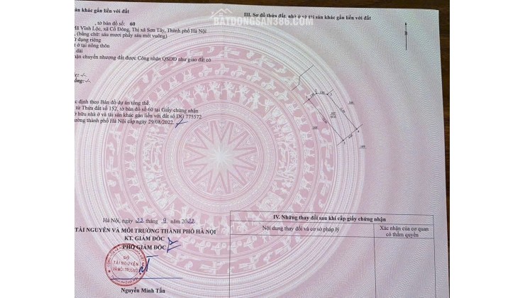 Cách ql21 chỉ 200m sở hữu ngay lô đất gần trường Đại Học Quốc Gia tại khu công nghệ cao Hòa Lạc