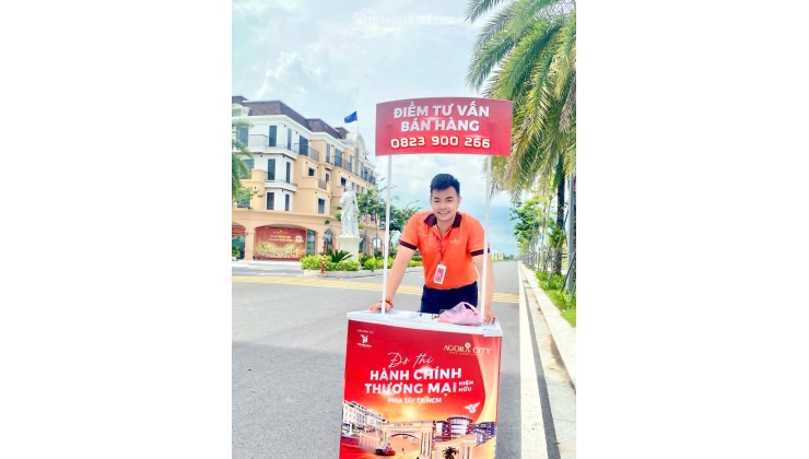 Vũ 0823900266 Giữ chỗ Shophouse Nhà Phố Agora City 6x18, khu mới TT Hành Chính hiện hữu: 2.6 Tỷ (V)