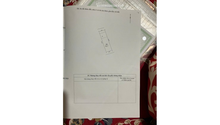 BÁN ĐẤT DỰ ÁN THANH HÀ, HÀ NỘI.