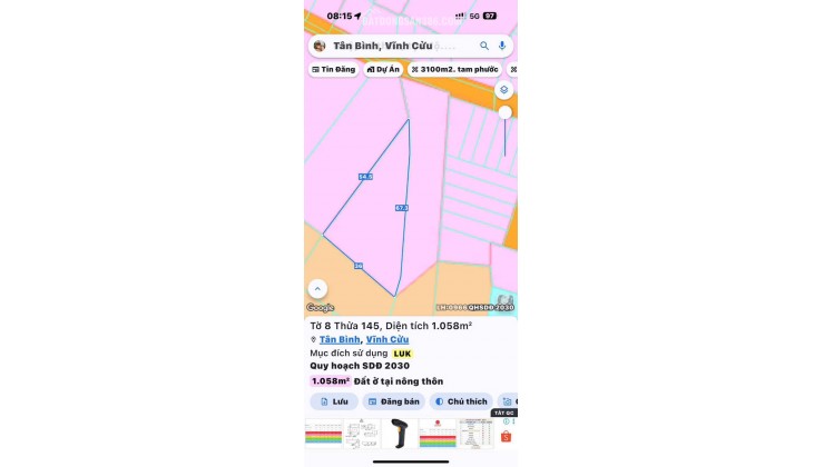 Bán đất tại Phường Tân Triều. Vĩnh Cửu. Đồng Nai-0909808615