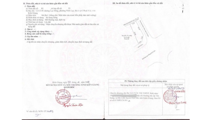 ĐẤT ĐẸP - ĐẦU TƯ SINH LỜI - Chính Chủ Bán Lô Góc Lạc Hồng - Châu Văn Liêm, Phường Vĩnh Lạc, Rạch Giá, Kiên Giang