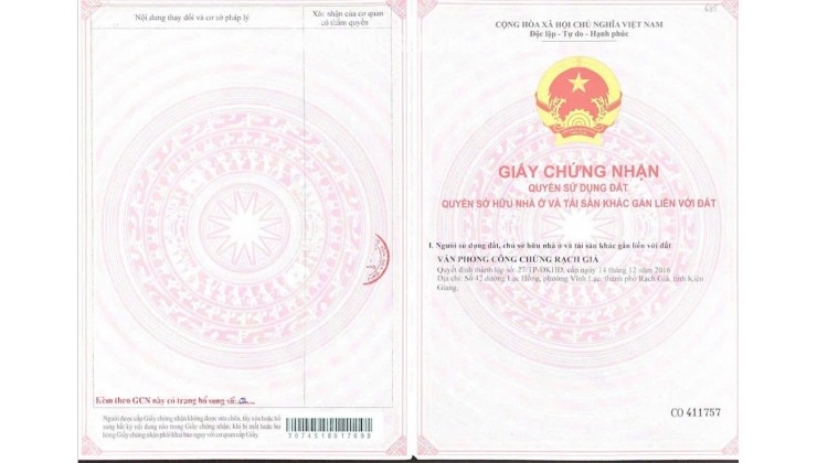 ĐẤT ĐẸP - ĐẦU TƯ SINH LỜI - Chính Chủ Bán Lô Góc Lạc Hồng - Châu Văn Liêm, Phường Vĩnh Lạc, Rạch Giá, Kiên Giang