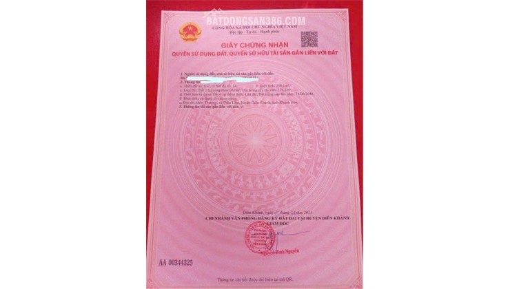 Sở Hữu Ngay Căn Nhà Đẹp Mới Xây, Kiến Trúc Hiện Đại Tại Diên Lâm, Diên Khánh, Khánh Hòa