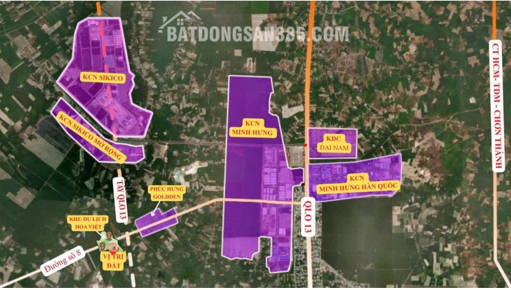 Cần Bán Nhanh Lô Đất Đô Thị Minh Hưng 3, 215m2 chỉ 150tr là sở hữu