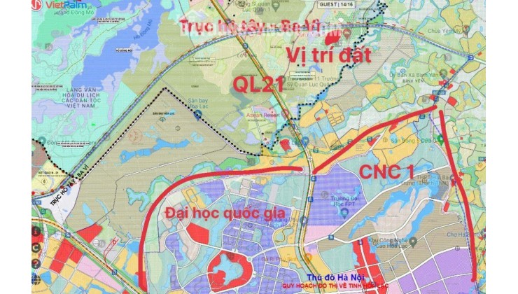 CẦN BÁN GẤP - LÔ ĐẤT 2 MẶT TIỀN ĐẸP NHẤT KHU VỰC CỔ ĐÔNG - HÒA LẠC chưa tới 2 tỷ