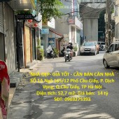 NHÀ ĐẸP- GIÁ TỐT - CẦN BÁN CĂN NHÀ SỐ 1A Ngõ 165/12 Phố Cầu Giấy, P. Dịch Vọng, Q.Cầu Giấy, TP Hà Nội